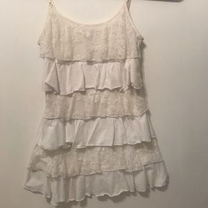 White Lace Tank Top